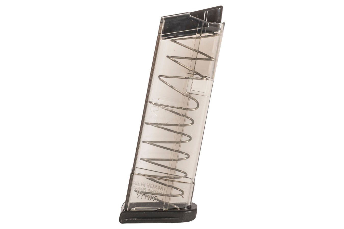 Elite Tactical Systems Pistol Mags 9rd Extended 9mm Luger Compatible w/ Glock 43 Smoke Polymer