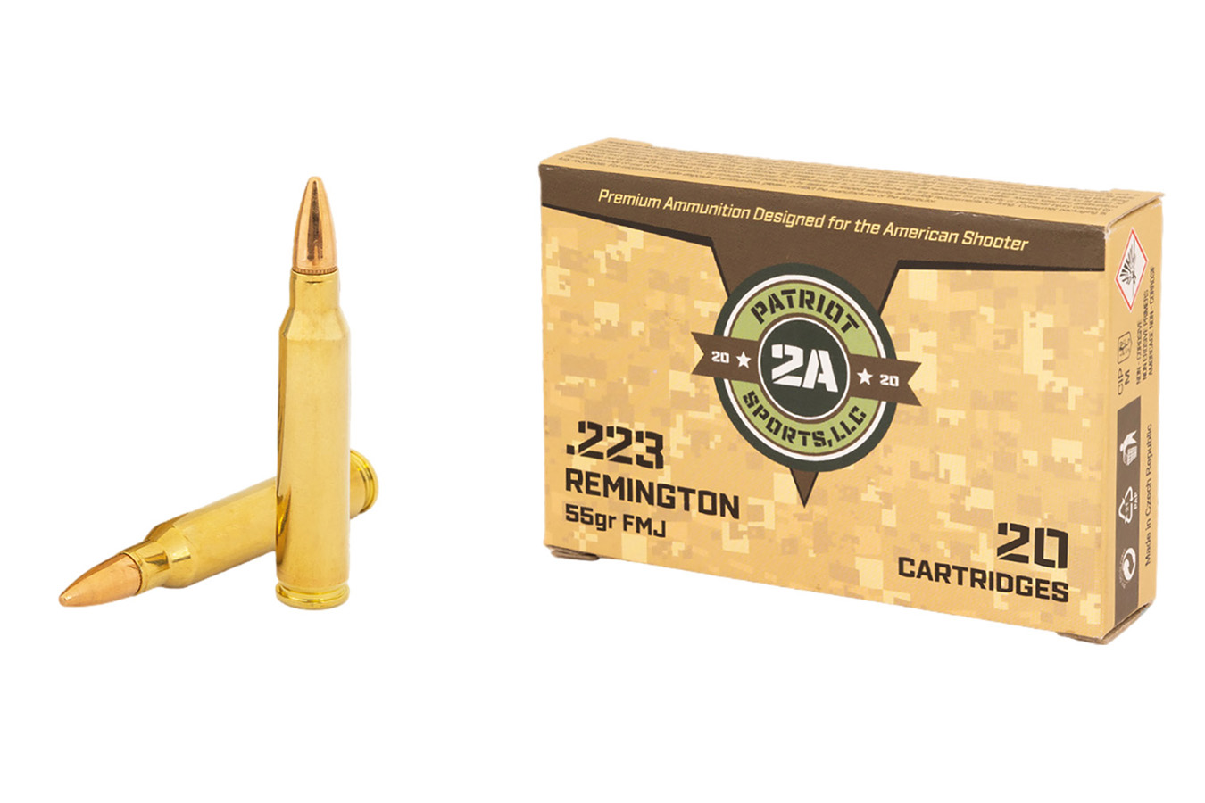Patriots Sports Llc .223 Rem 55gr Target FMJ 20/Box