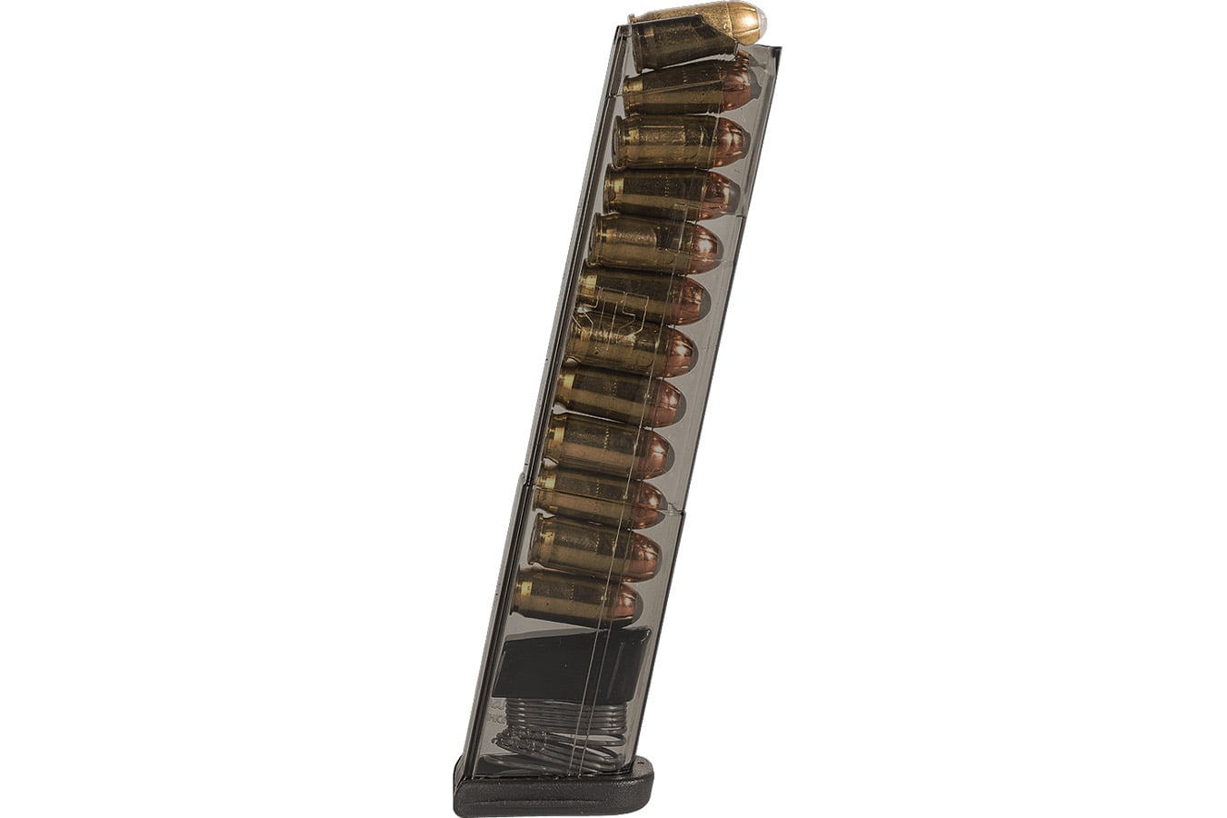 Elite Tactical Systems Glock 42 .380 ACP 12-Round Carbon Smoke Extended Magazine