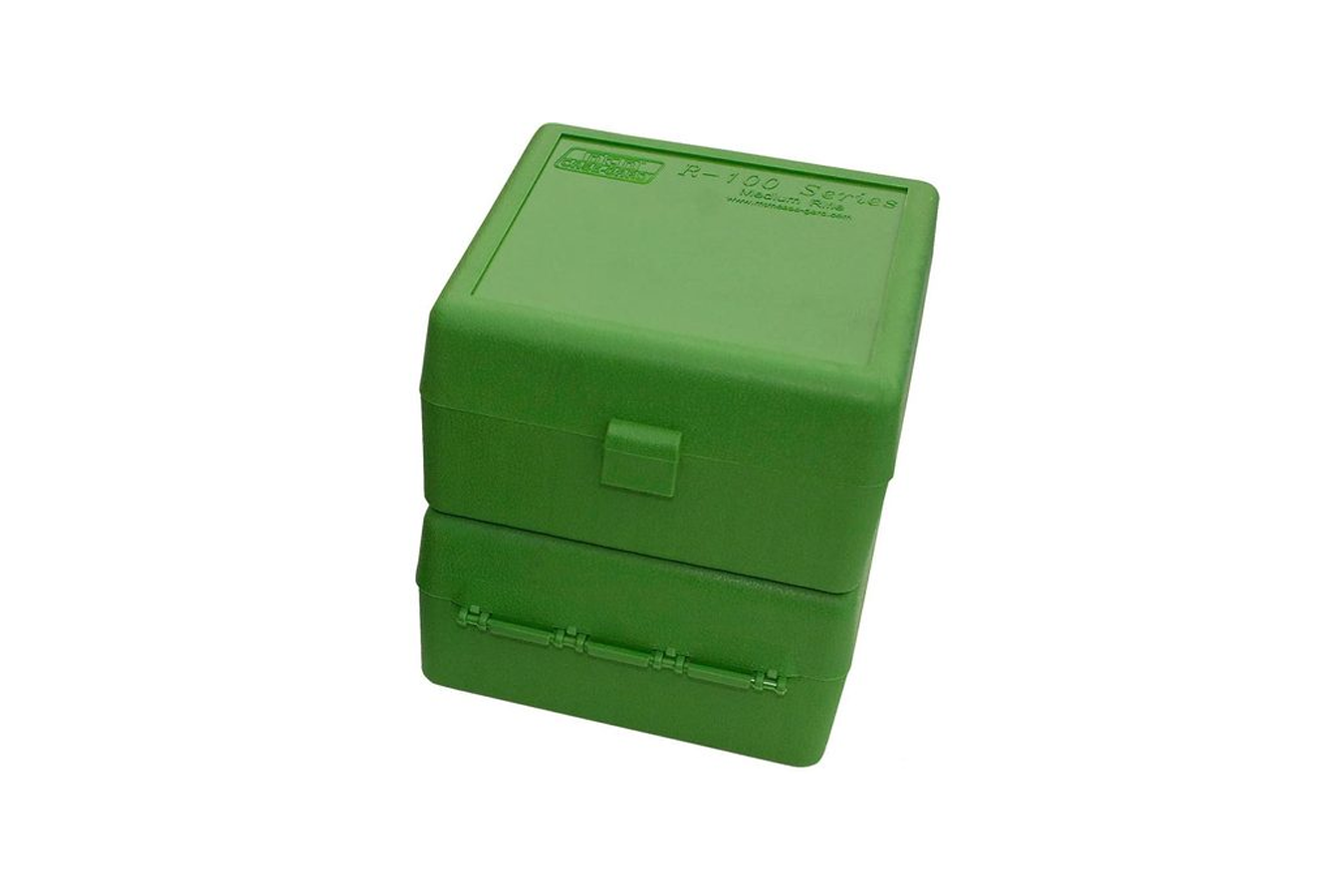 MTM Ammo Box 100RD Flip-Top 223/204 Ruger 6x47 GRN