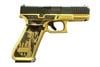 GLOCK 45 GEN5 MOS DON WICK 9MM LUGER 17+1 4.02` BLACK GMB BARRELGOLD W/TRUMP  ENGRAVE