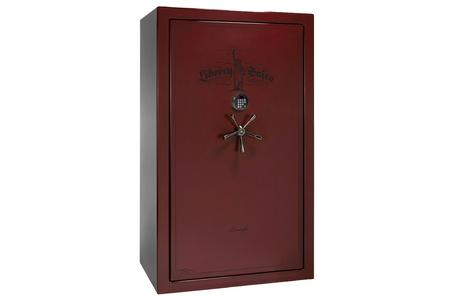 LINCOLN 40 BURGUNDY GLOSS FINISH SAFE WITH BLACK CHROME E-LOCK