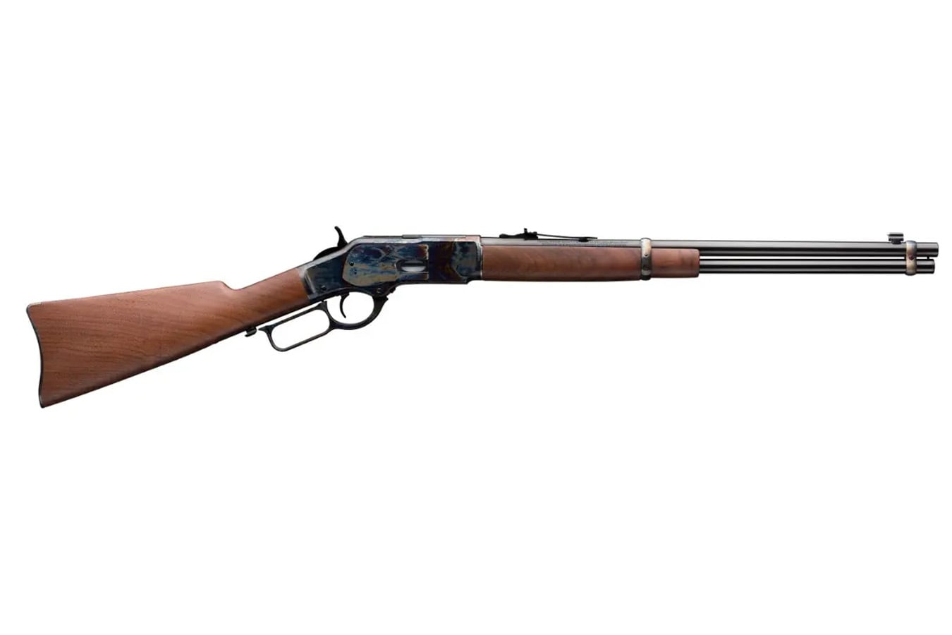 Winchester Model 1873 Competition 45 Colt Carbine with Wood Stock