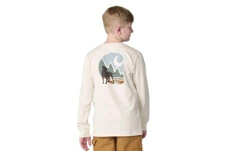 LITTLE BOYS C DOG POCKET LS TEE 