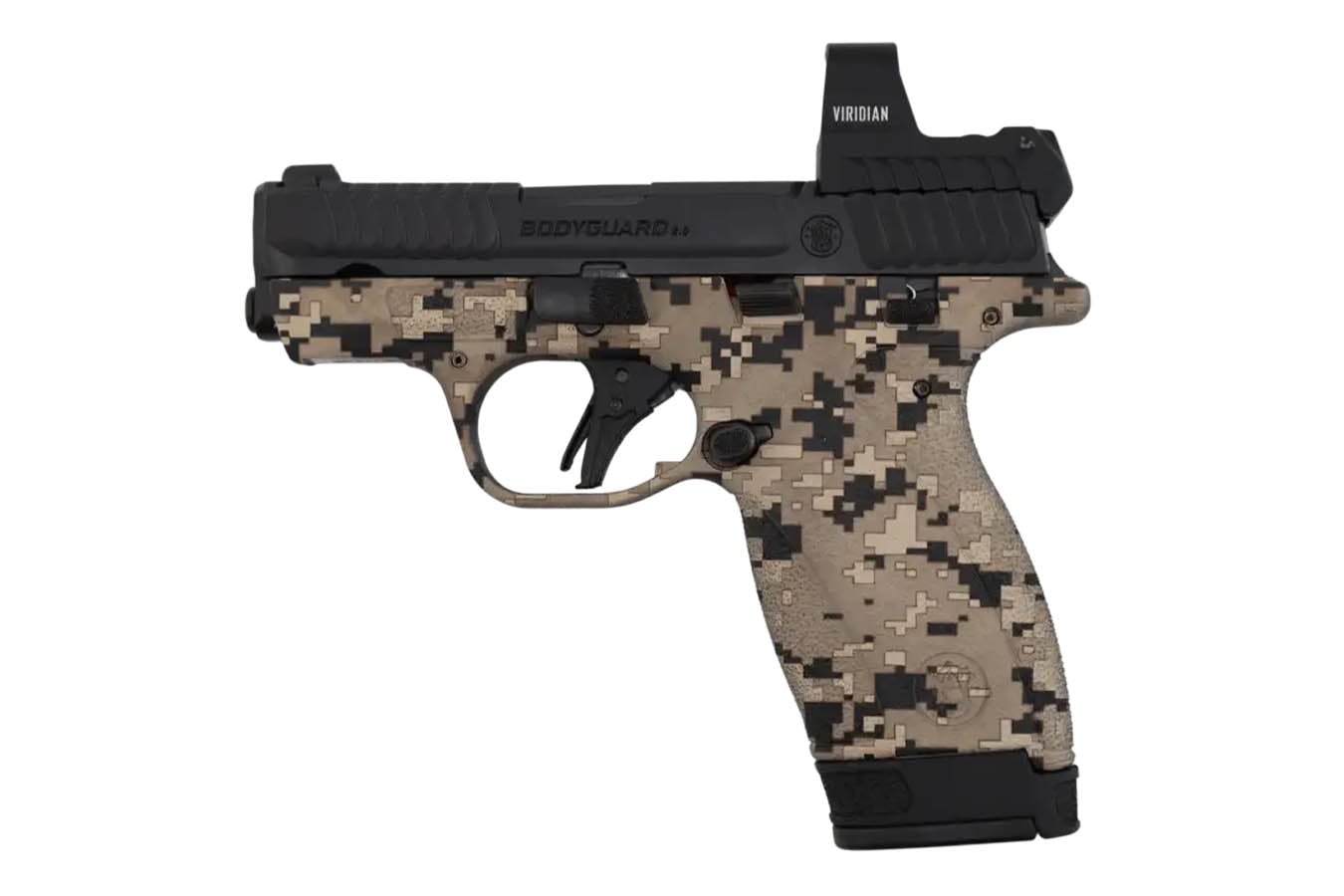 Smith & Wesson Bodyguard 2.0 380 ACP Pistol with Viridian RFX1 Green Dot and Digital Camo Finish