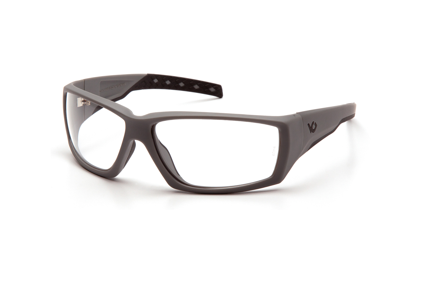 Pyramex Venture Gear Overwatch Tactical Eyewear - Gray Frame Clear H2X Anti-Fog Lens