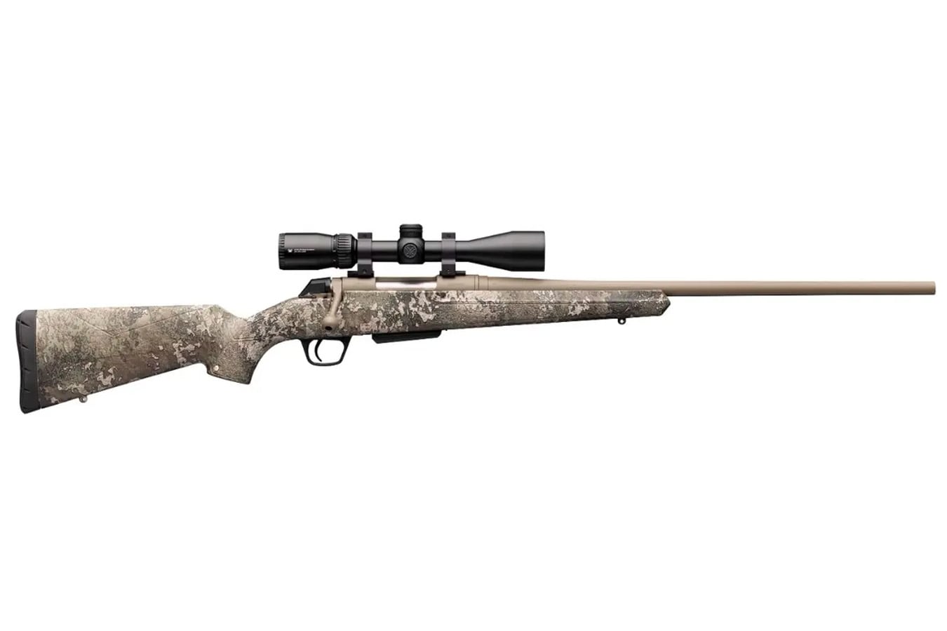Winchester XPR Hunter 243 Win Bolt Action Rifle with TrueTimber Strata Finsih and Vortex Crossfire II 3-9x40 Scope