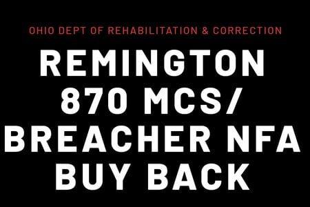 ODRC REMINGTON 870  MCS/BREACHER NFA 12 GA 10 IN BARREL BUYBACK