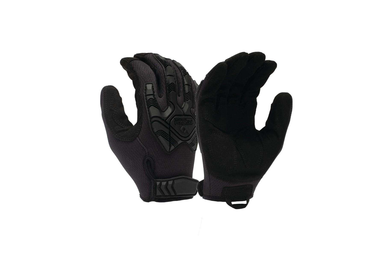 Pyramex Venture Gear Tactical Heavy-Duty Impact Operator Gloves BLK XL