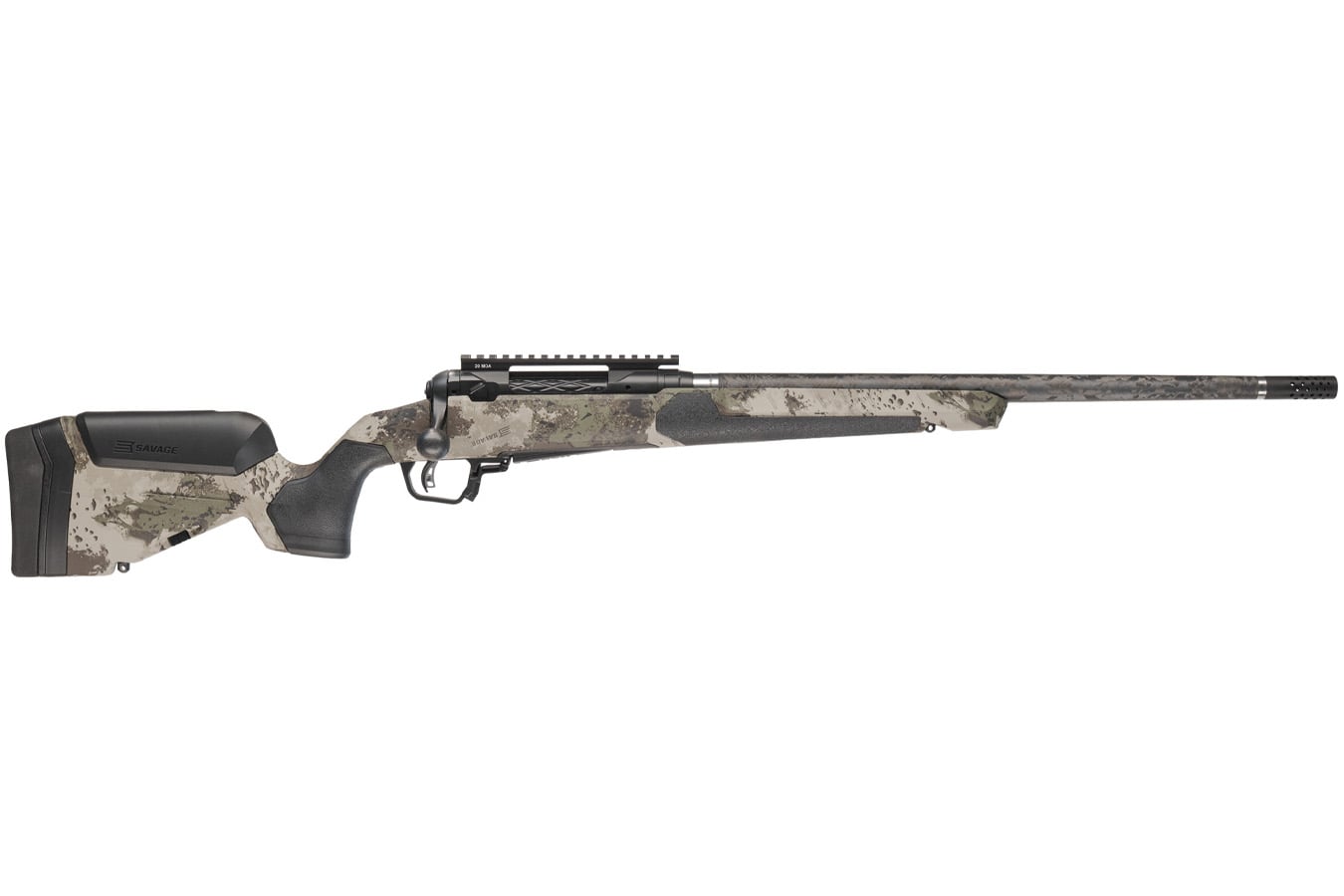 Savage 110 Ultralite Pro 308 Win Bolt-Action Rifle with Woodland Camo Finish