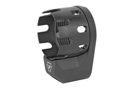AR RECEIVER ENHANCED CASTLE NUT WITH EXT QD ENDPLATE BLACK