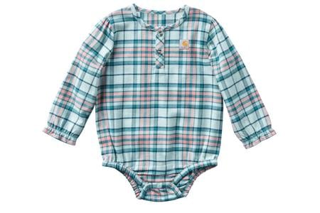 INFANT GIRLS FLANNEL BODYSUIT