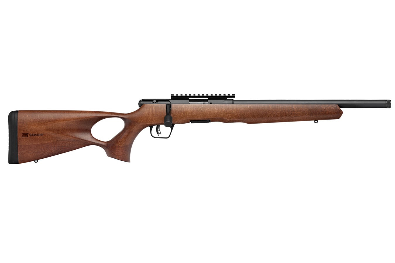 Savage B17 Timber Thumbhole 17HMR Bolt Action Rifle with Wood Stock