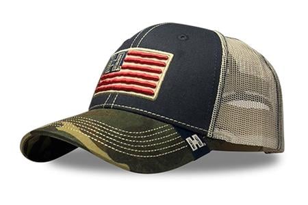 HORNADY H FLAG TRUCKER HAT
