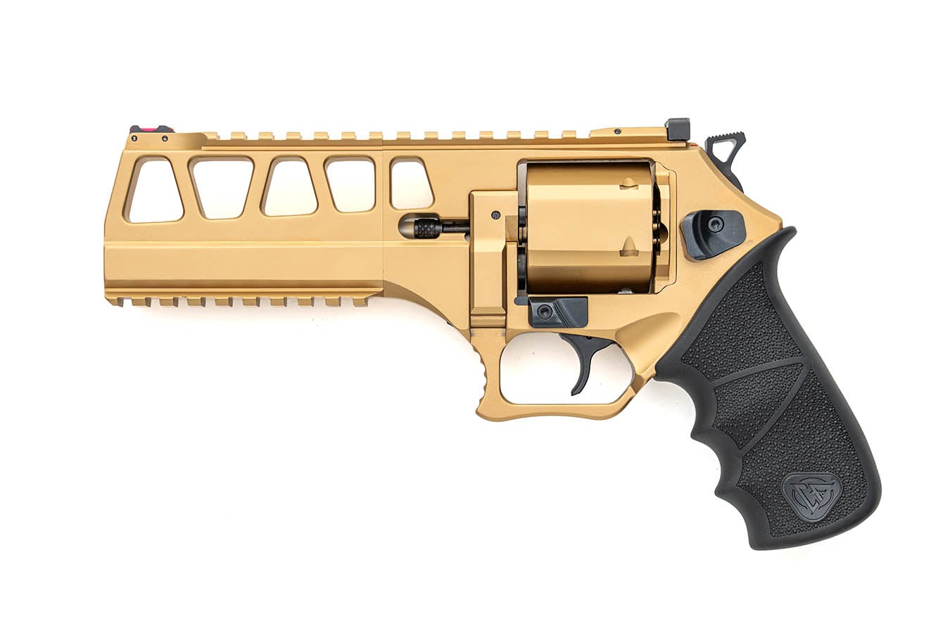 Chiappa Rhino L Frame 60DS 44 Magnum DA/SA Revolver with Gold Finish