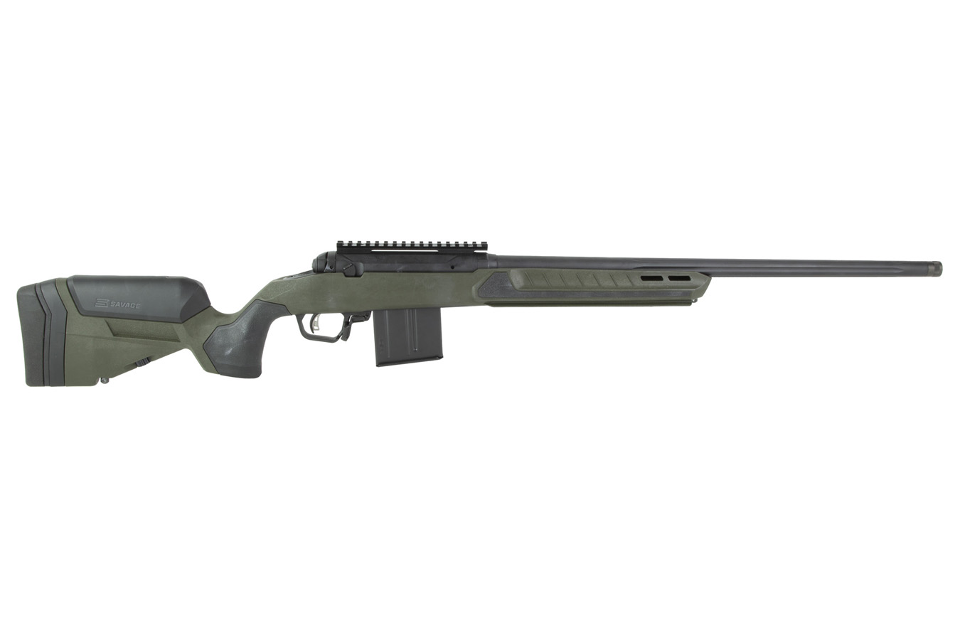 Savage 110 Core Predator 6MM ARC Bolt-Action Left Hand Rifle with Hunter Green Stock