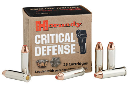 HORNADY 38 Special +P 110 gr FTX Critical Defense 25/Box