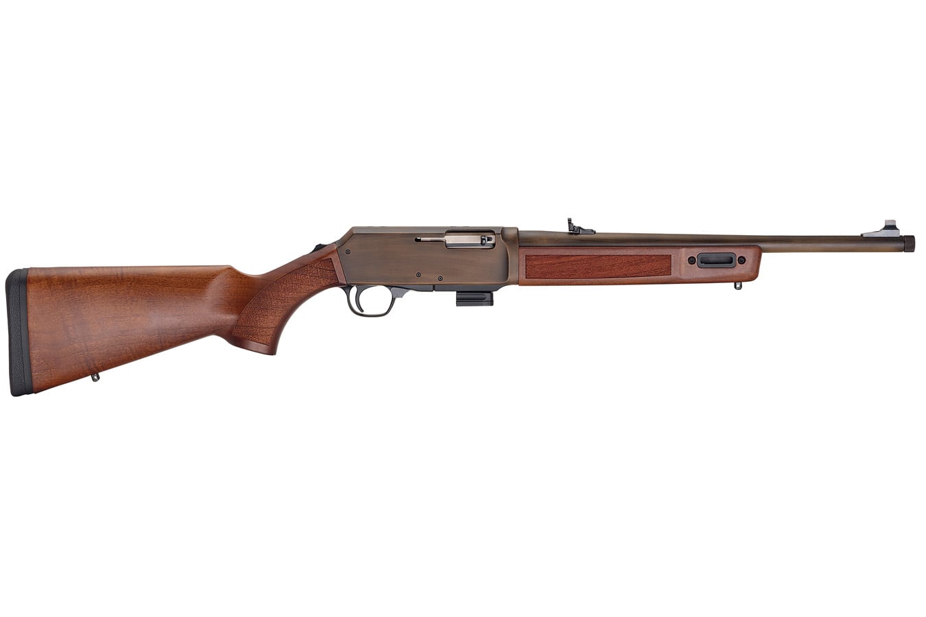 Henry Homesteader 9MM Semi-automatic Rifle with Walnut Stock and Magwell for Glock Style Magazines