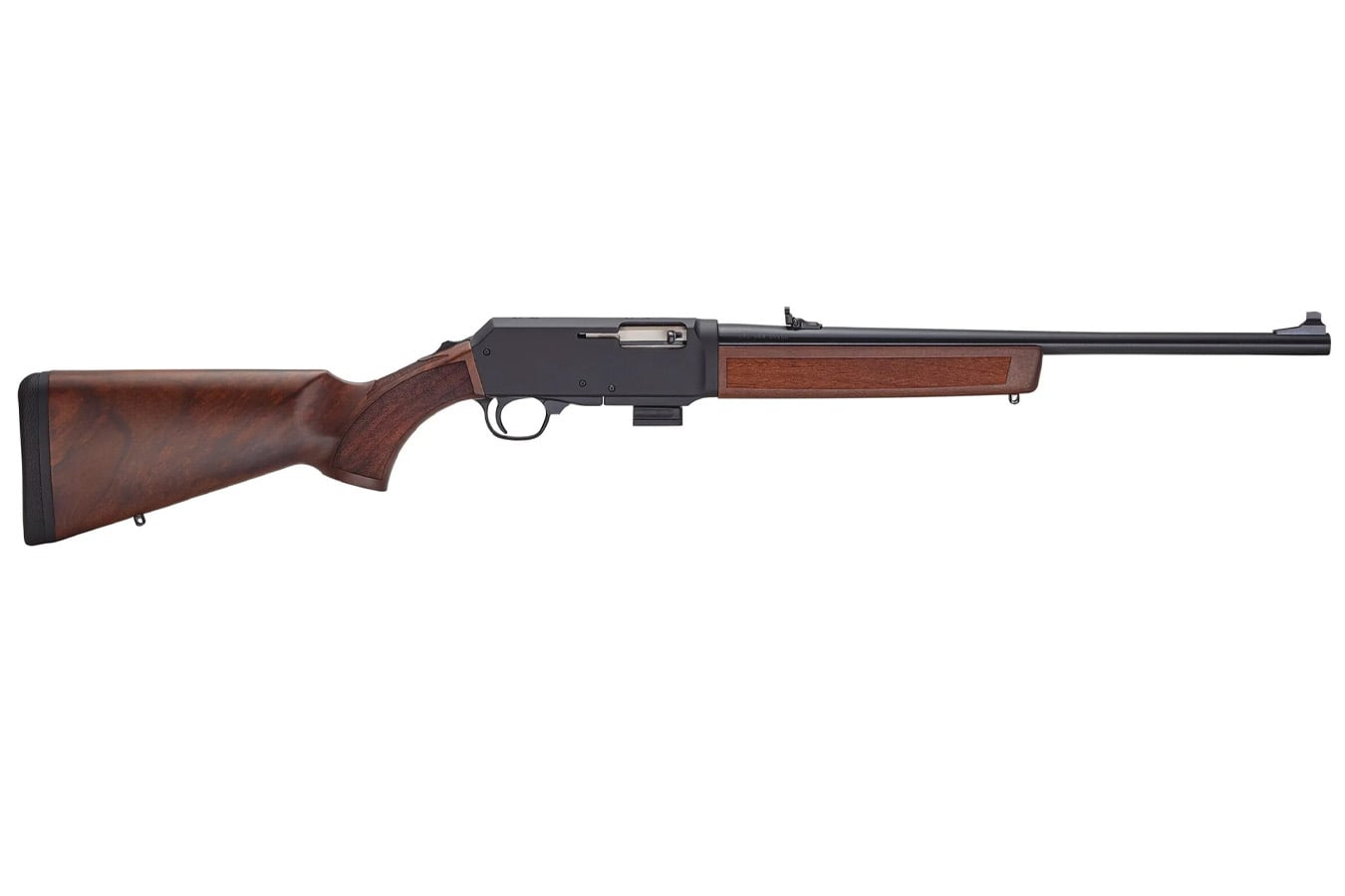 Henry Homesteader 9MM Semi-automatic Rifle with Walnut Stock and Magwell for Glock Style Magazines