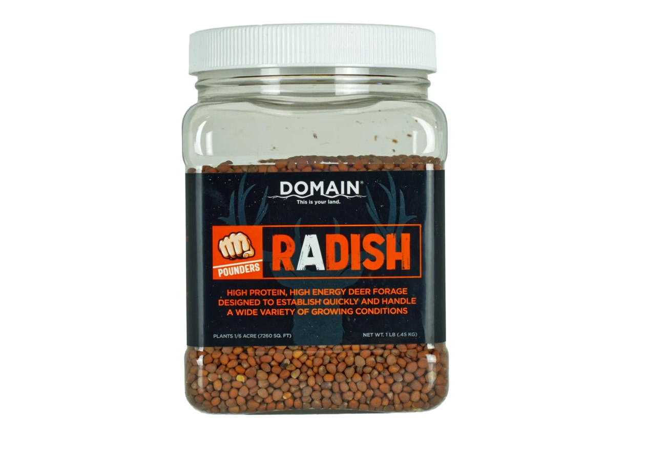 Domain Outdoors Pounder Radish Food Plot Seed 1 Pound