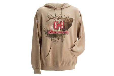 HORN 99612S      HORNADY TAN  KHAKI ELK HOODIE SM