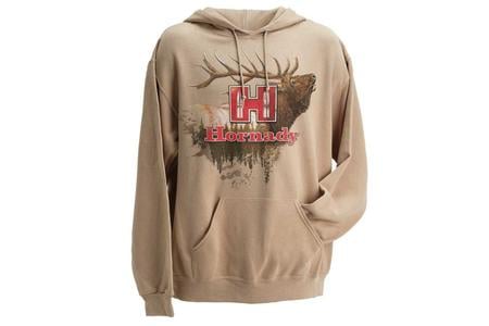 HORN 99612M      HORNADY TAN  KHAKI ELK HOODIE MD