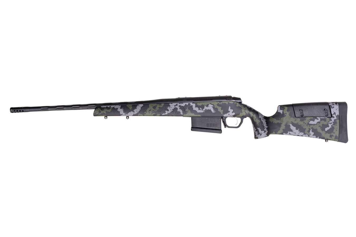 Weatherby 307 Range XP2  22 Creedmoor Bolt-action Rifle with Green/Gray Sponge Pattern