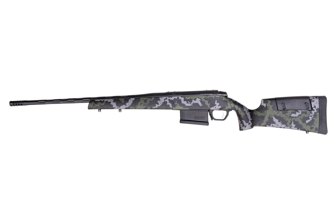 Weatherby 307 Range XP2 25 Creedmoor Bolt-action Rifle with Green/Gray Sponge Pattern