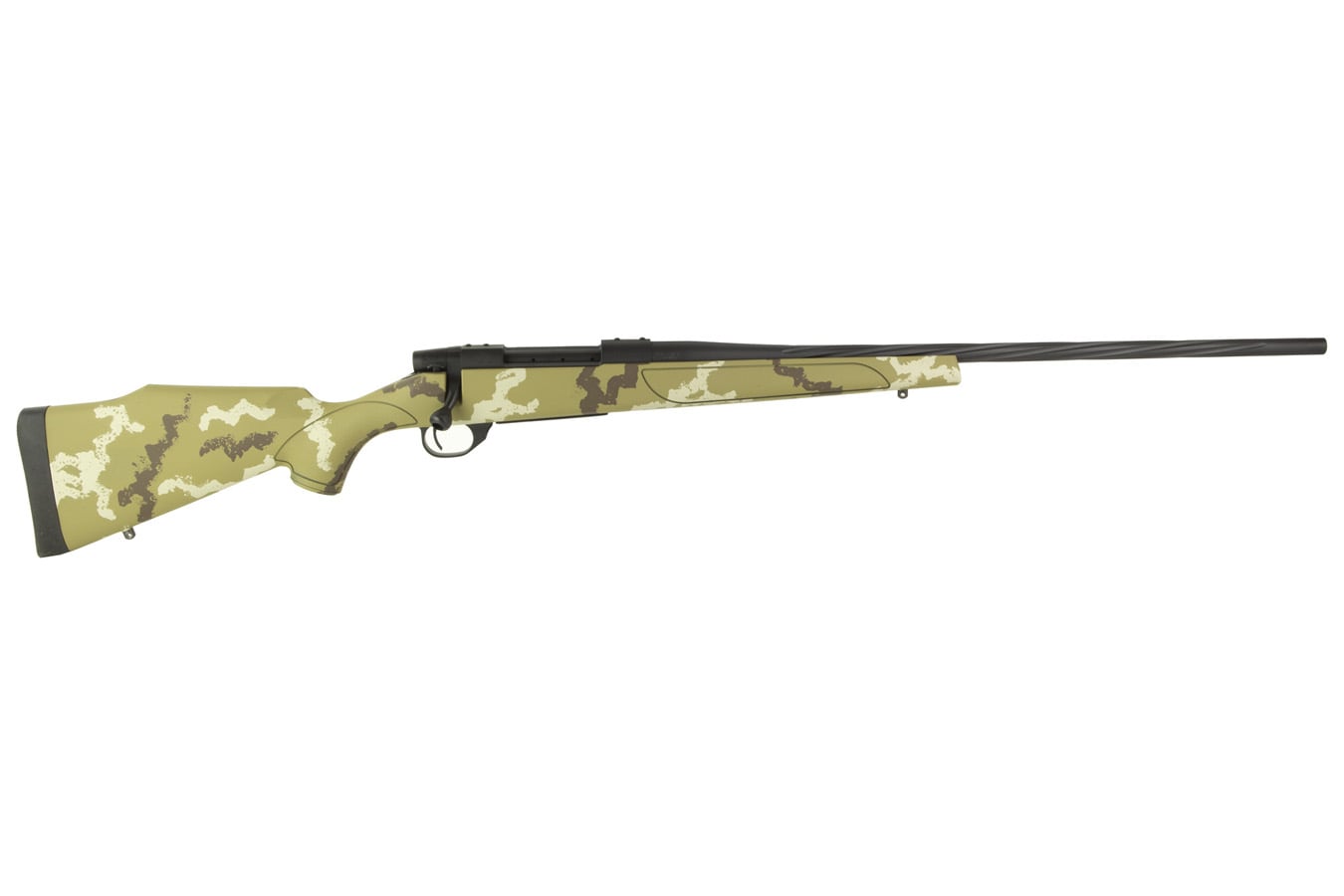 Weatherby Vanguard Outfitter 270 Winchester Bolt Action Rifle with Camo Stock