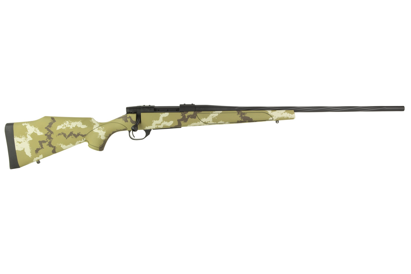 Weatherby Vanguard Outfitter 223 Remington Bolt Action Rifle with Camo Stock