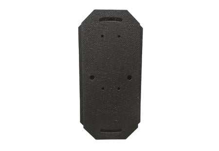 SKULL HOOKER FLUSH WALL MOUNT BRN