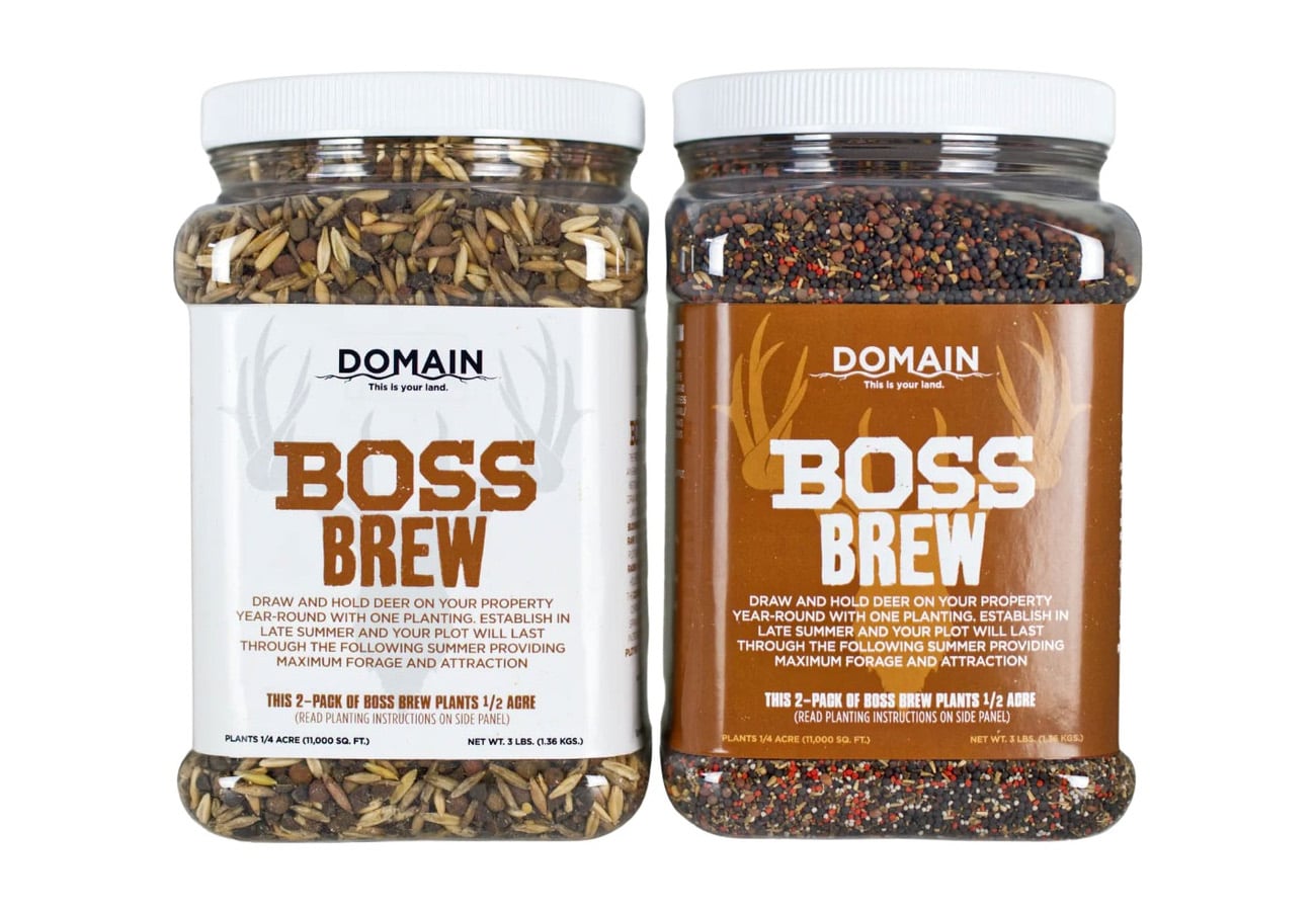 Domain Outdoors Boss Brew Food Plot Seed 6 Pound 1/2 Acre