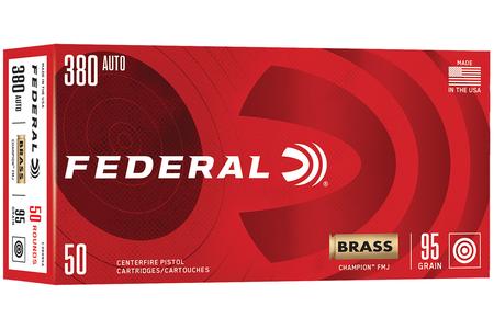 FED CHAMP 380AUTO 95GR FMJ 50/1000