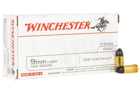 WIN USA9MM125 9MM USA TARGET CLB 125GR   50/10