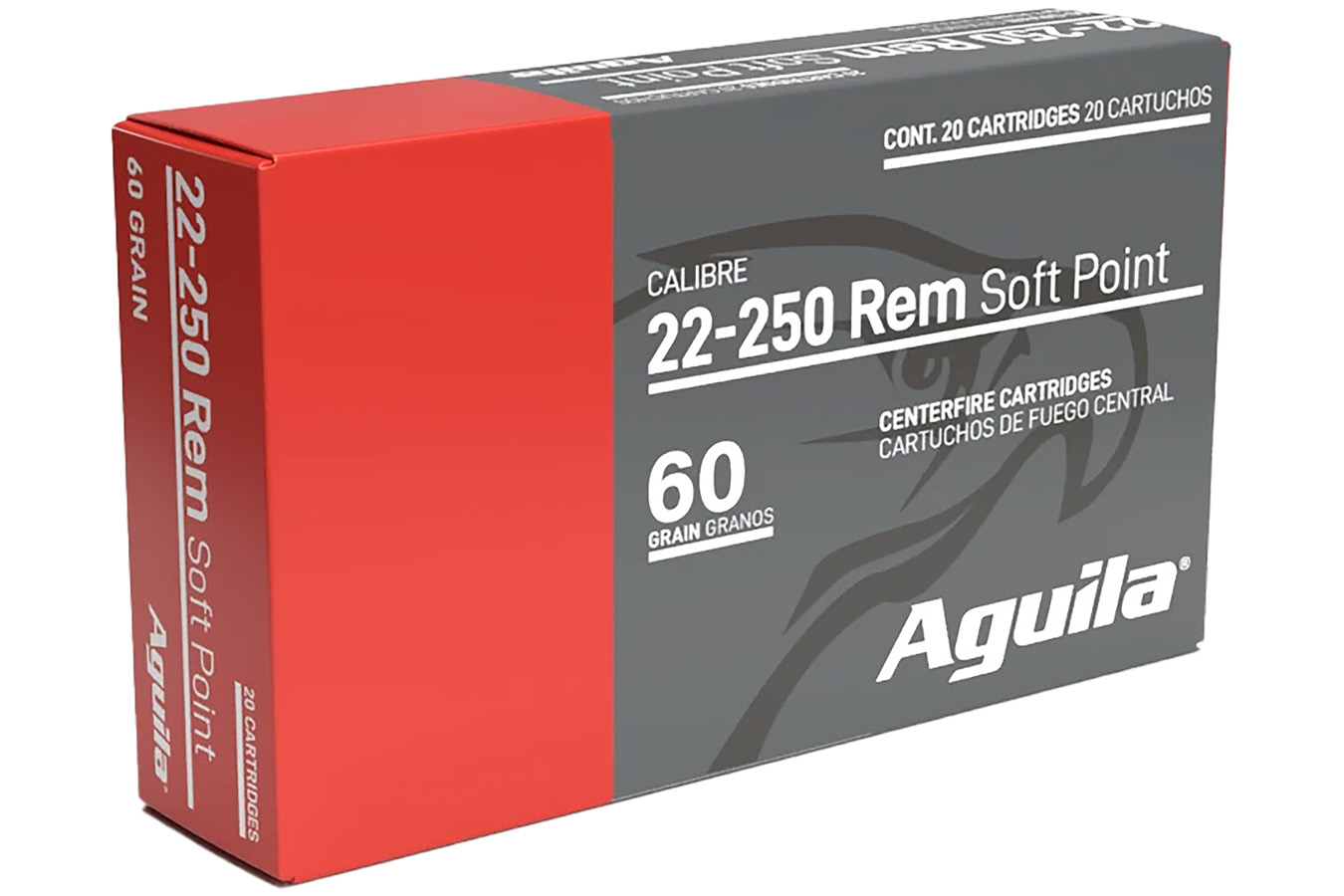 Aguila 22-250 Rem 60 gr InterLock Soft Point 20/Box