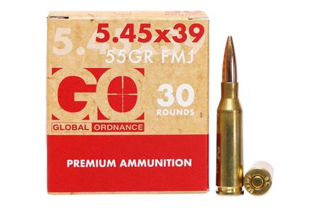GO 5.45X39MM 55GR FMJ BRASS 30/1350
