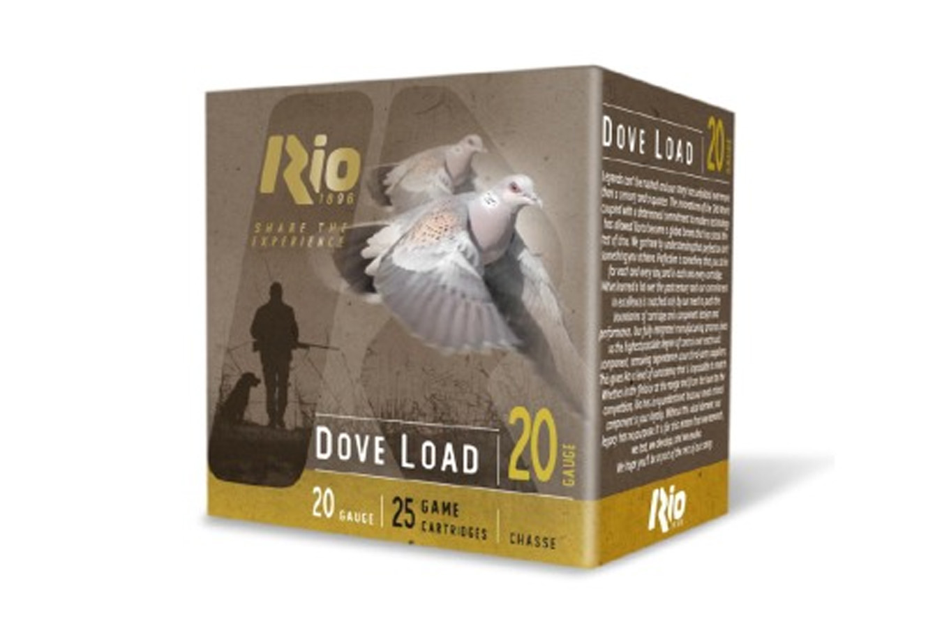 Rio 20 Gauge 2.75 Inch 9 Shot Dove Load 25/Box