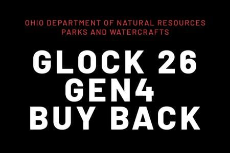ODNR GLOCK 26 GEN4 9MM W/ NIGHT SIGHTS