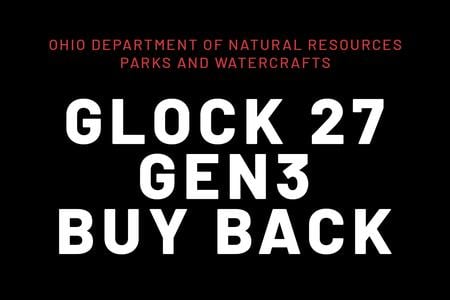 ODNR GLOCK 27 GEN3 .40SW W/ NIGHT SIGHTS