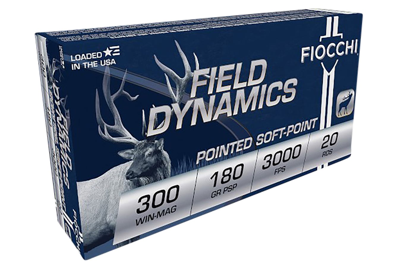 Fiocchi 300 Win Mag 180 gr PSP Interlock BT Field Dynamics 20/Box
