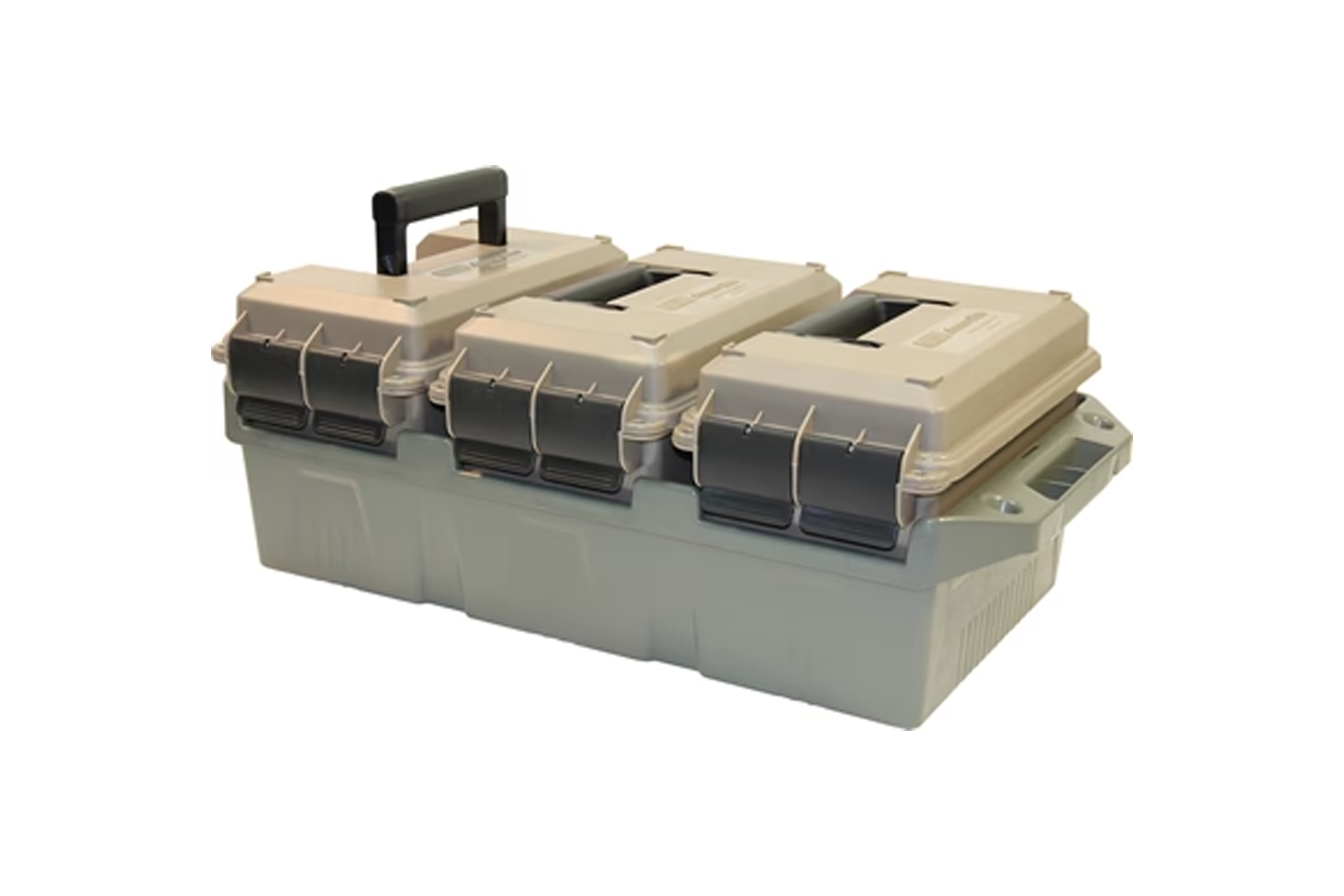 MTM 3-Can Ammo Crate 50 Cal Dark Earth/Army Green