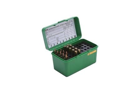 MTM H50RM10     50RD RIFLE BOX MD              GRN