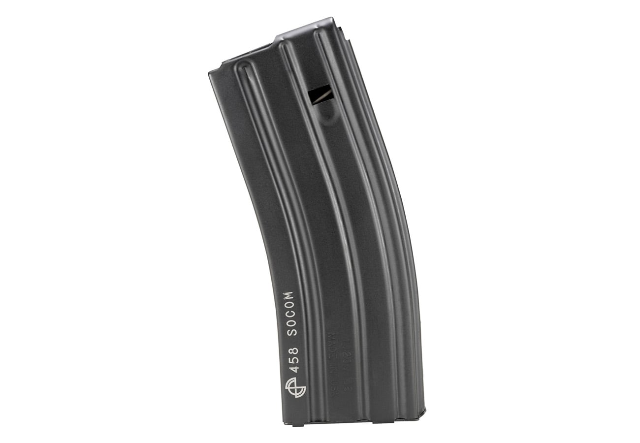 Duramag SS 458 SOCOM 10 Round Magazine Black Follower