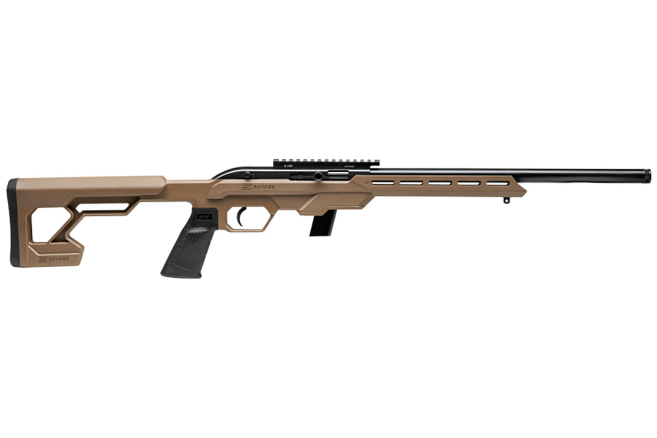 Savage Model 64 Precision 22 LR Semi-Auto Rifle with Tan Stock