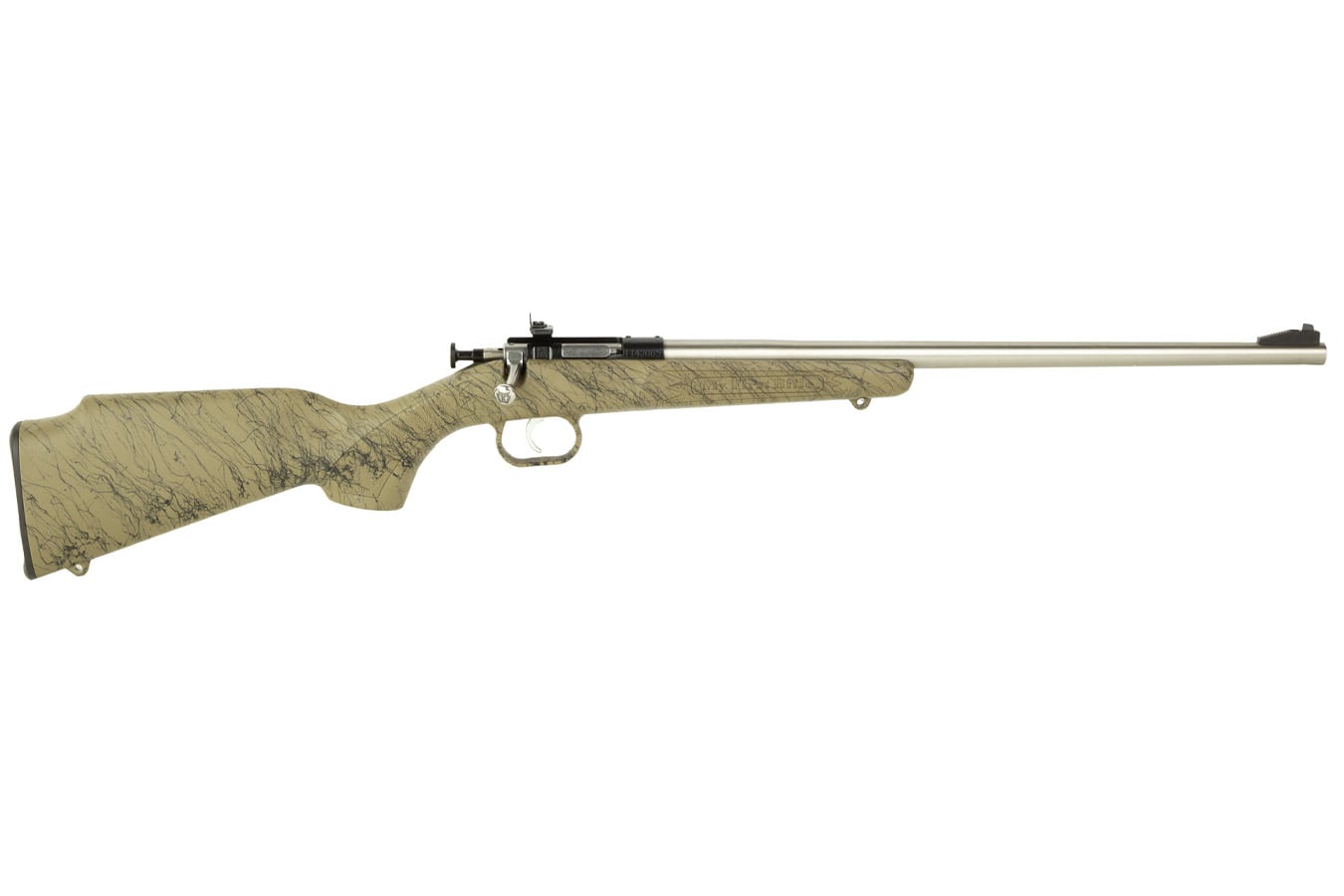 Keystone Crickett 22 LR Bolt Action Rifle with Tan and Black Webbing Finish