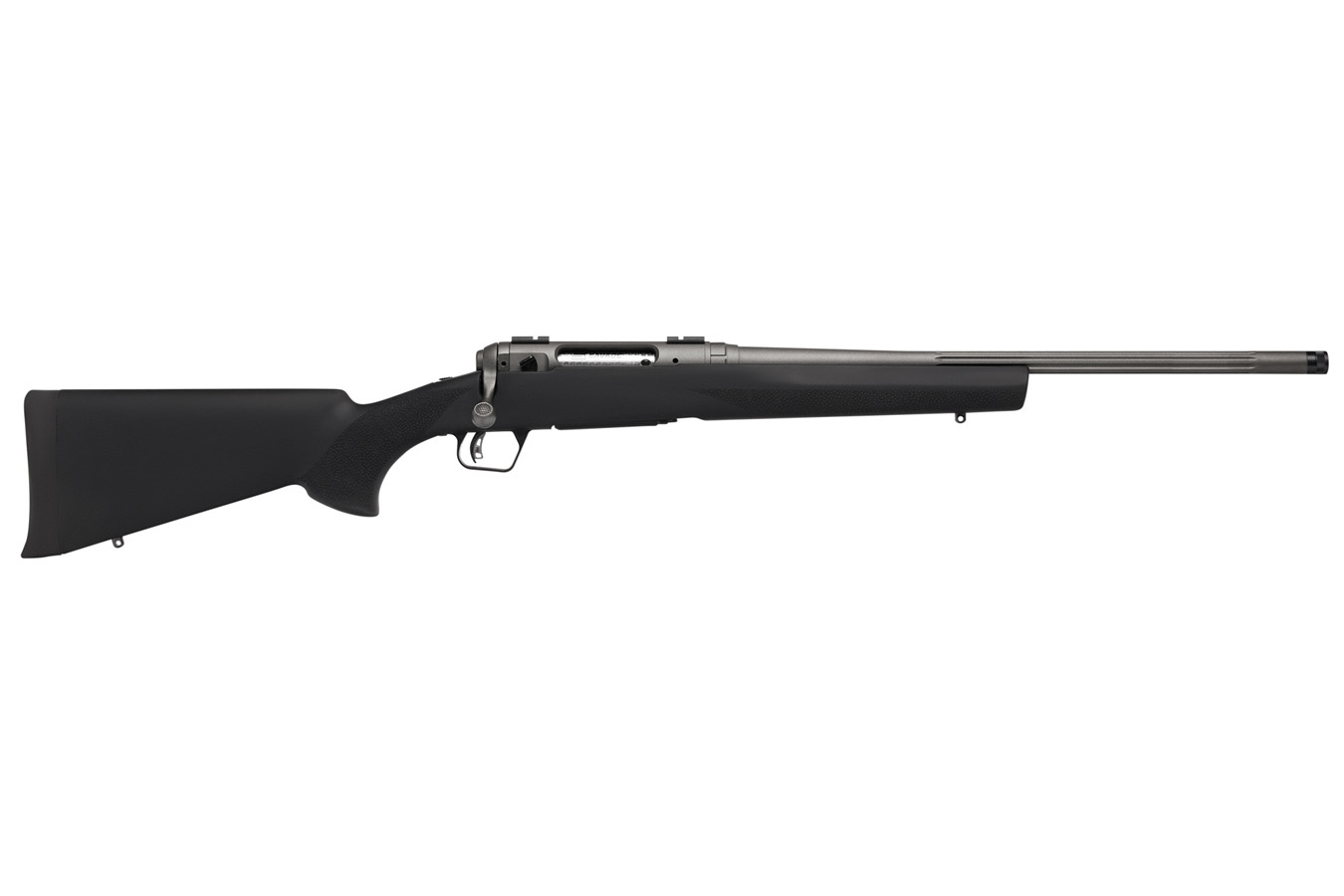 Savage 110 Trail Hunter Lite 243 Winchester Bolt Action Rifle with Hogue Overmolded Stock