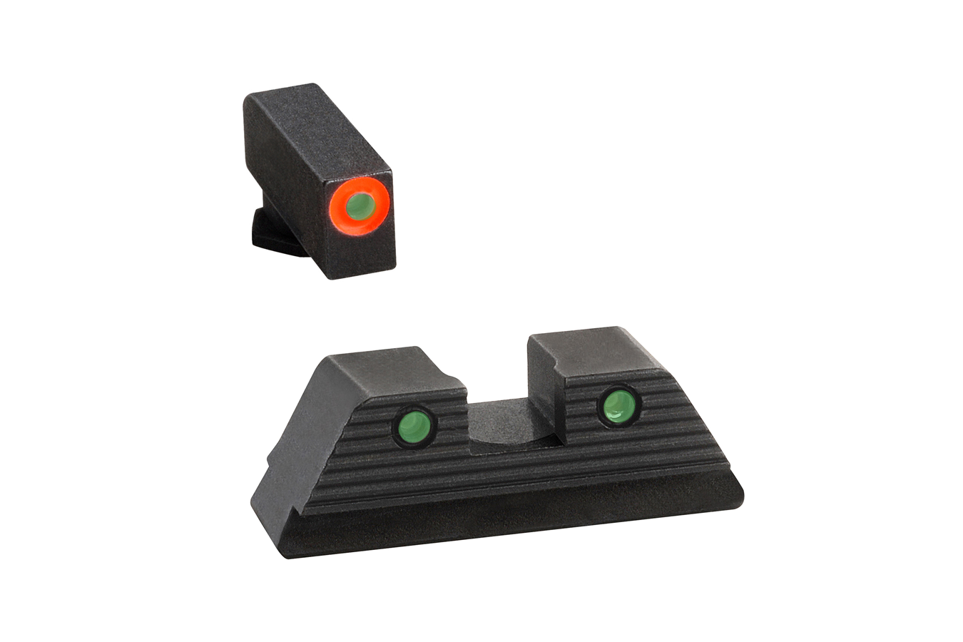 Ameriglo Trooper Sets GLK 17/19/G5 Green/Orange