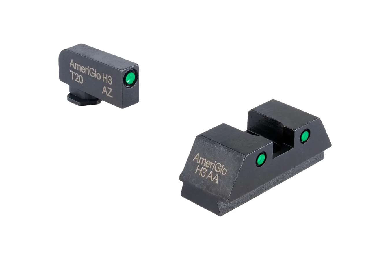 Ameriglo Slimline L Tall Sight GLK GRN/BLK/GRN