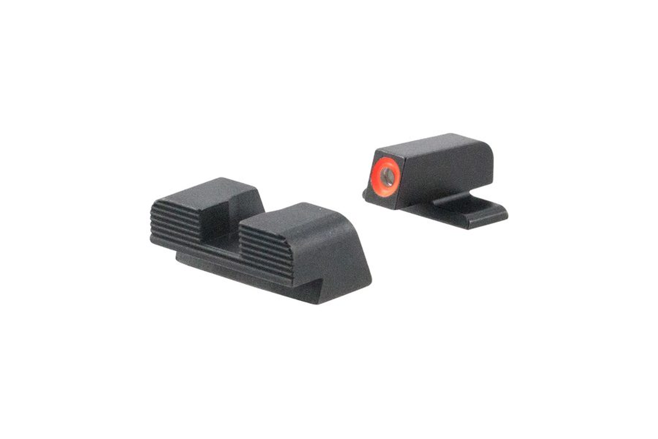 Ameriglo SG434 Protector Sight Set for SIG Sauer Pistols Green Tritium Orange Outline Front Sight Black Serrated Rear Sight