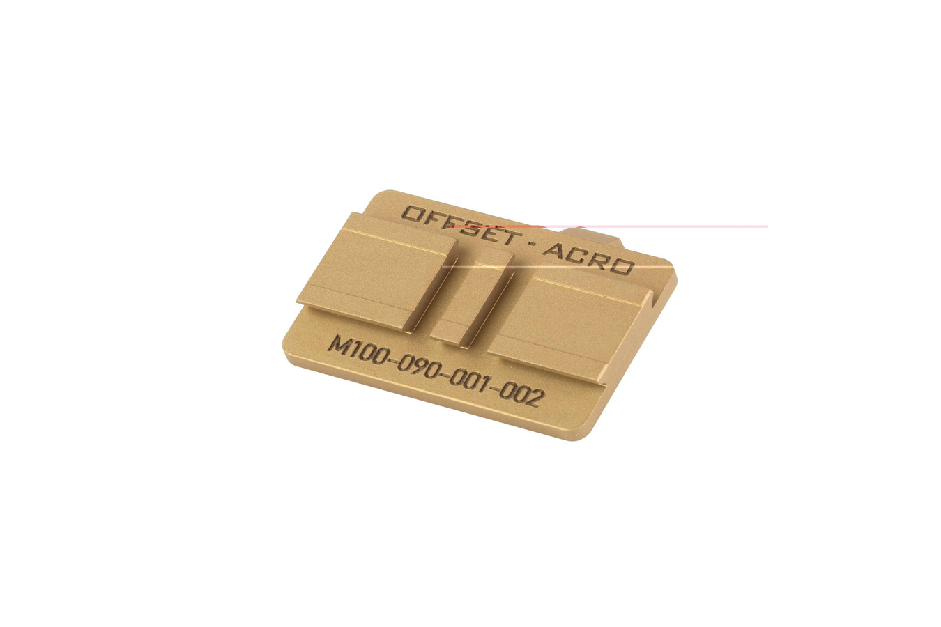 Reptilia AUS Offset Mount ACRO Footprint FDE Anodized 37° Angle